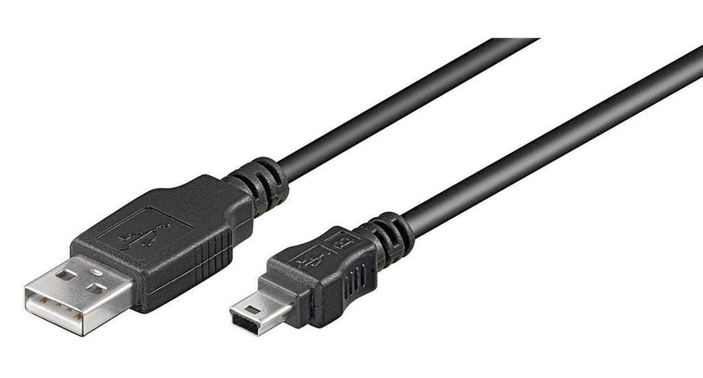 MicroConnect USB A - Mini USB B 5P 1.8m M-M