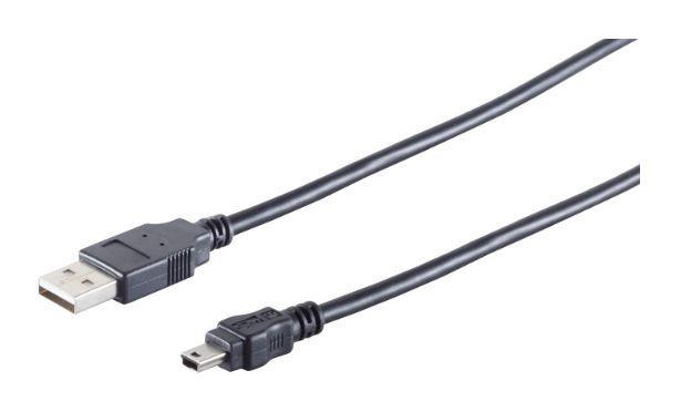 MicroConnect USB A - Mini USB B 8P 1.8m M-M