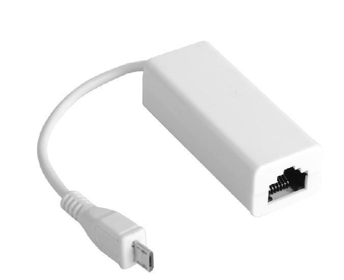 MicroConnect USB Micro na Ethernet adapter, bijeli