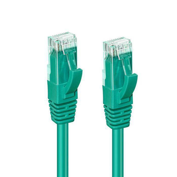 MicroConnect Kabel U/UTP CAT5e 0.3M Zelen PVC