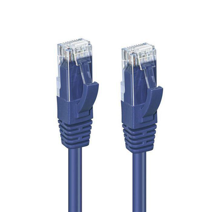MicroConnect CAT5e U/UTP Network Cable 0.5m, Blue