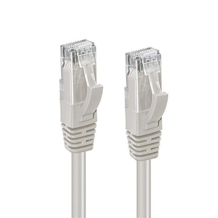 MicroConnect U/UTP CAT5e 1M siva PVC