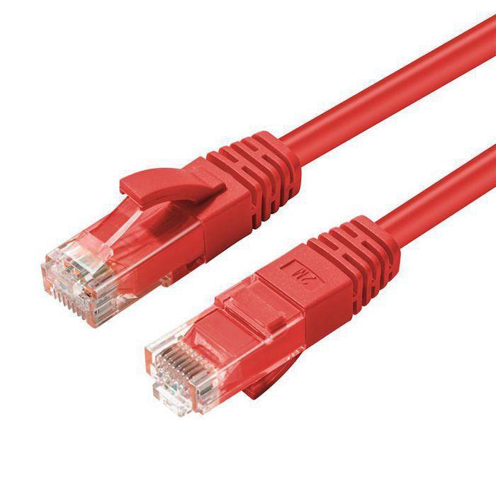 MicroConnect Kabel U/UTP CAT5e 2M Rdeč PVC