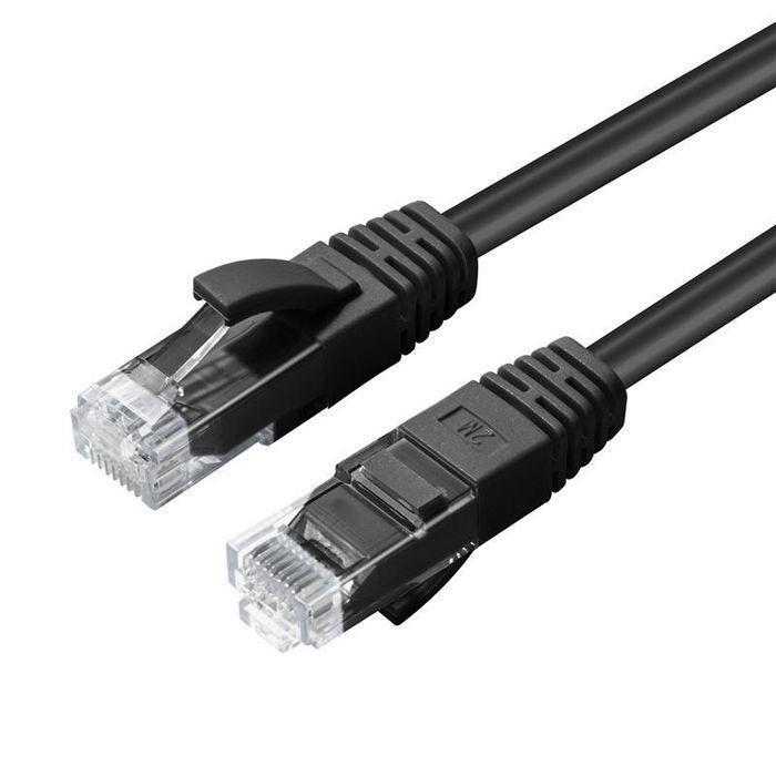 MicroConnect CAT5e U/UTP mrežni kabel 20m, crni