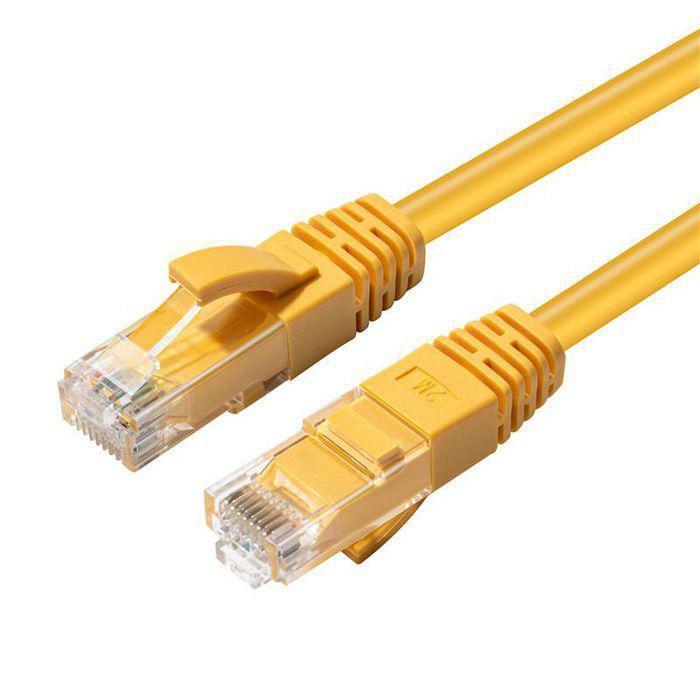 MicroConnect CAT5e U/UTP mrežni kabel 20m, žuti