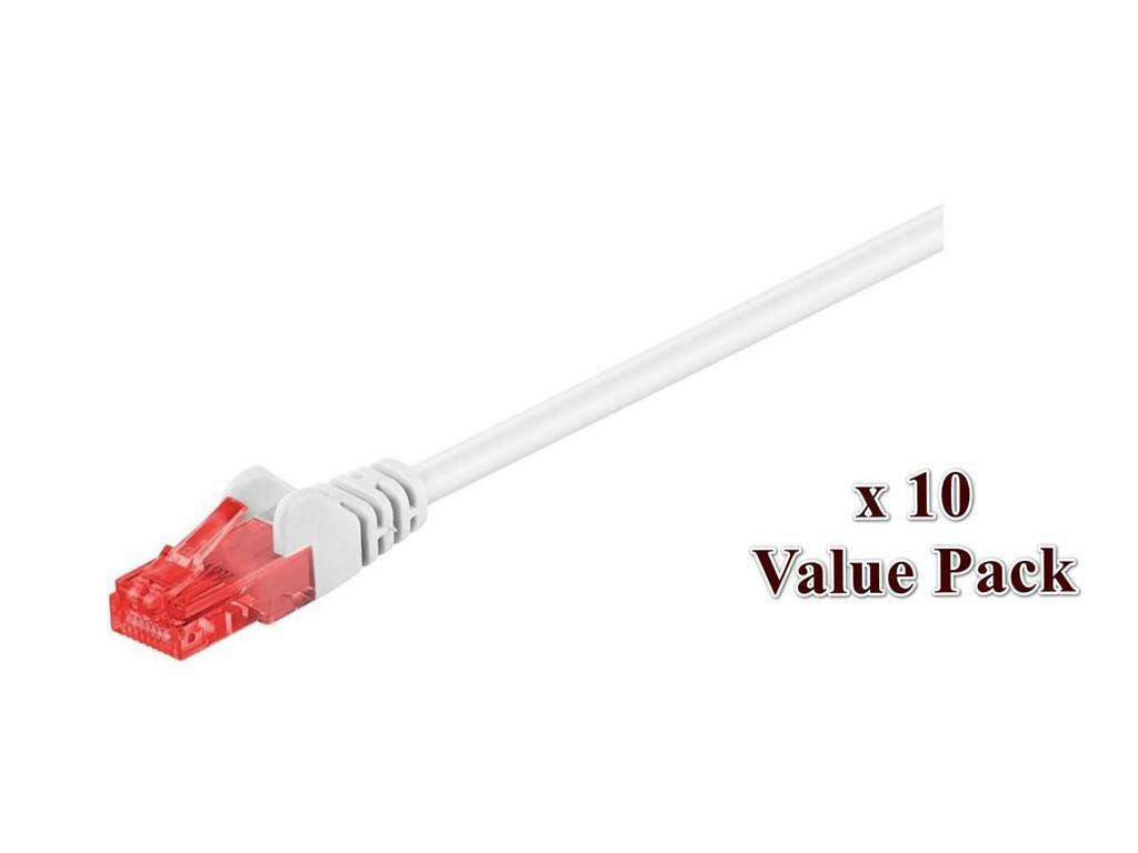 MicroConnect U/UTP CAT6 5M bijeli, pakiranje od 10