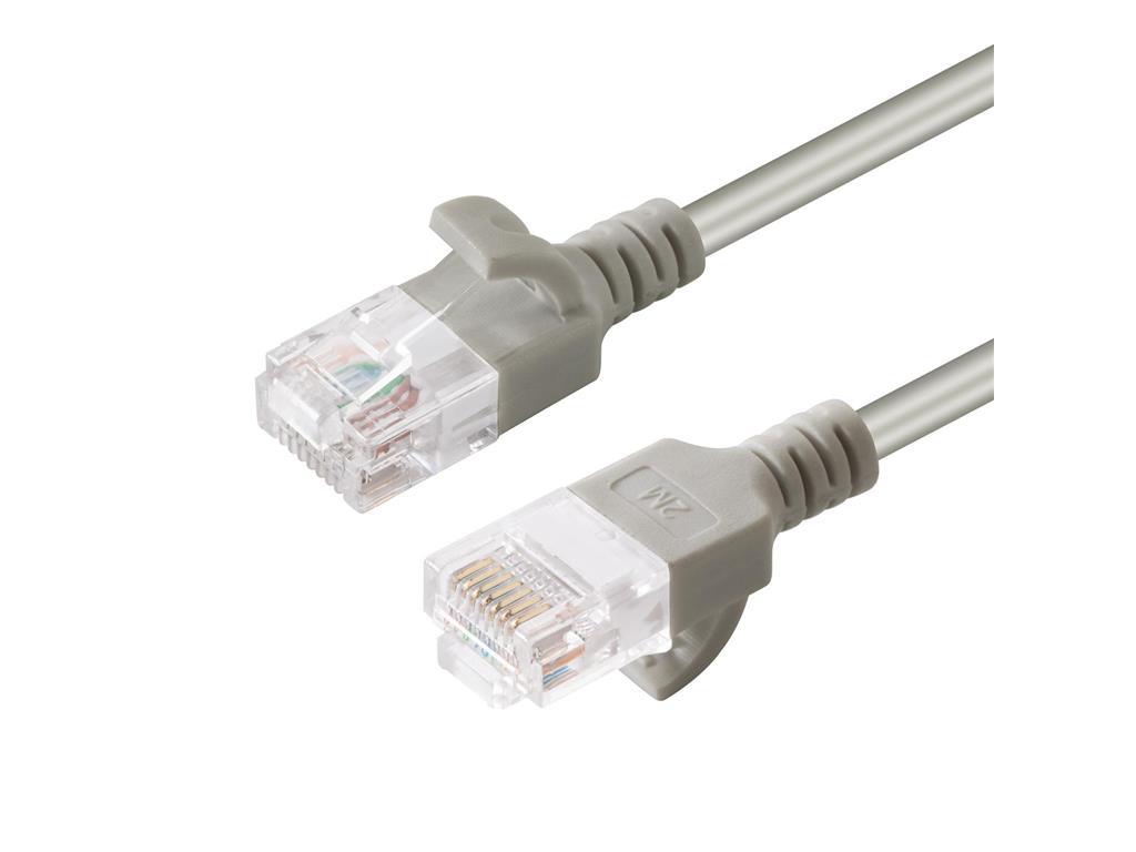 MicroConnect U/UTP CAT6A Slim 5M Siva