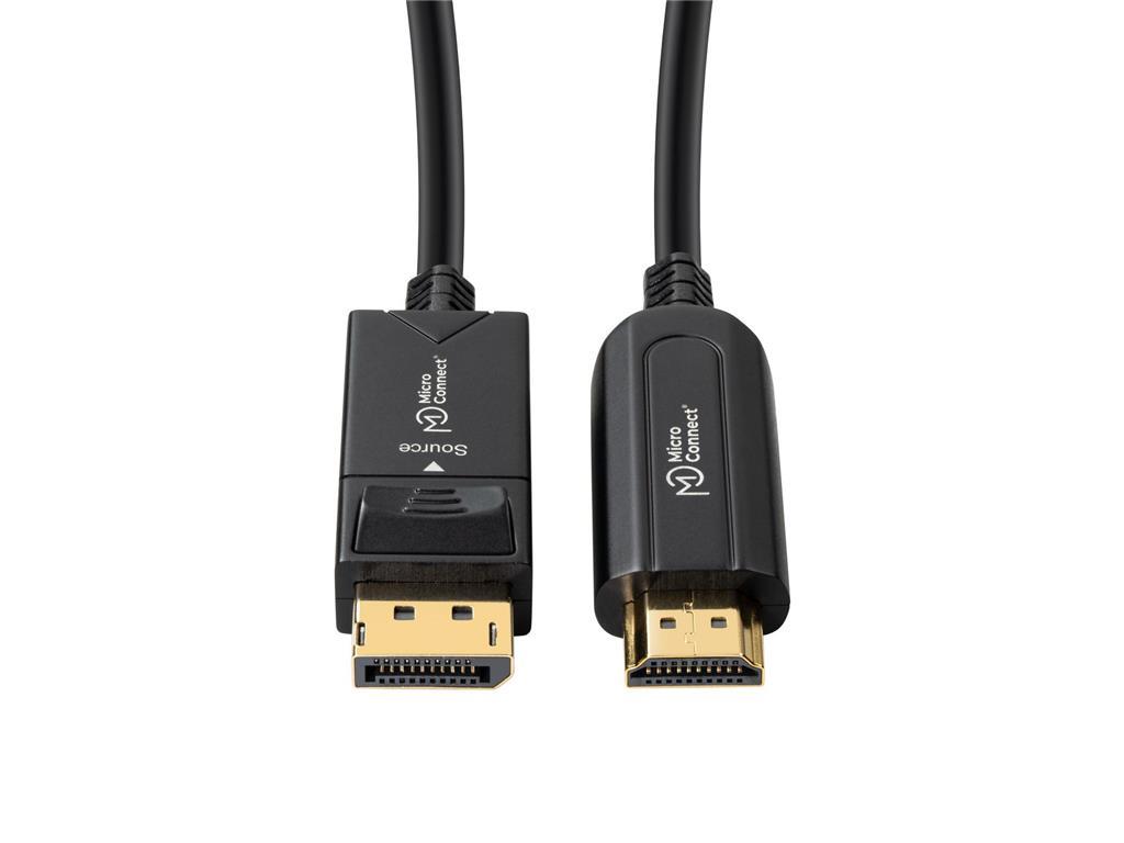 MicroConnect Premium Optic DP - HDMI kabel