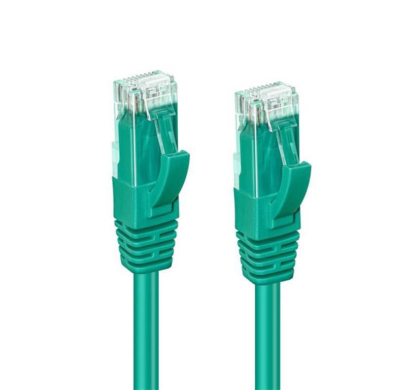 MicroConnect CAT6A UTP kabel 1.5m, zeleni, LSZH