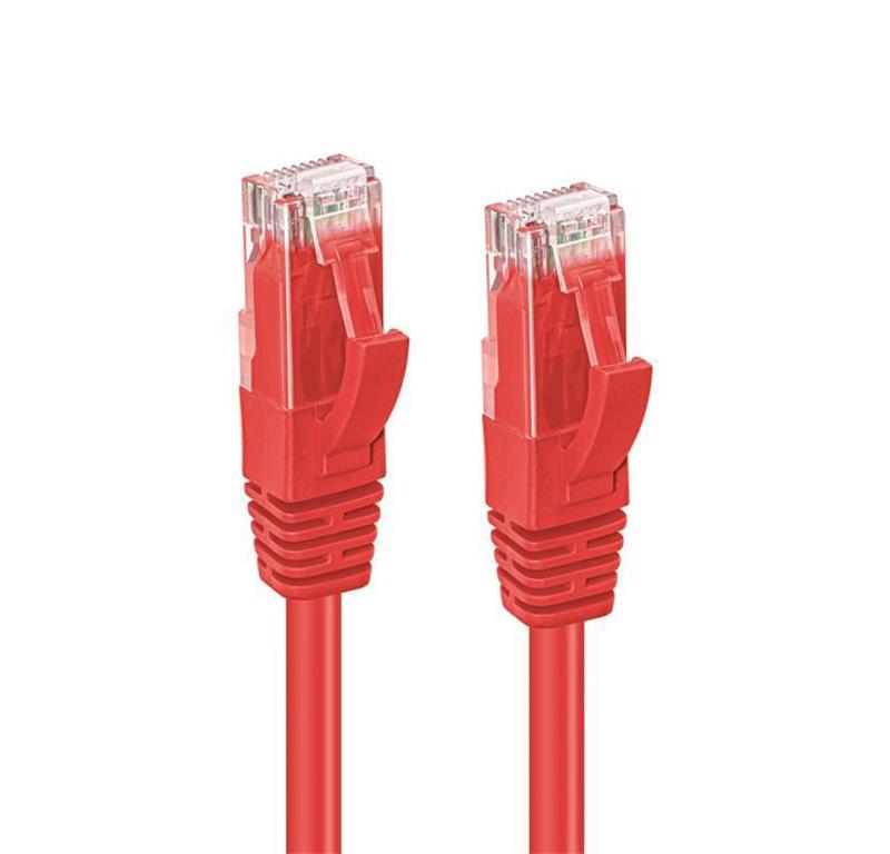 MicroConnect CAT6A UTP 5m crvena LSZH