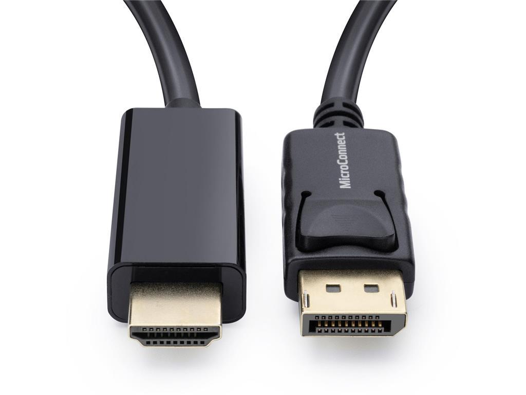 MicroConnect Kabel DisplayPort 1.2 - HDMI