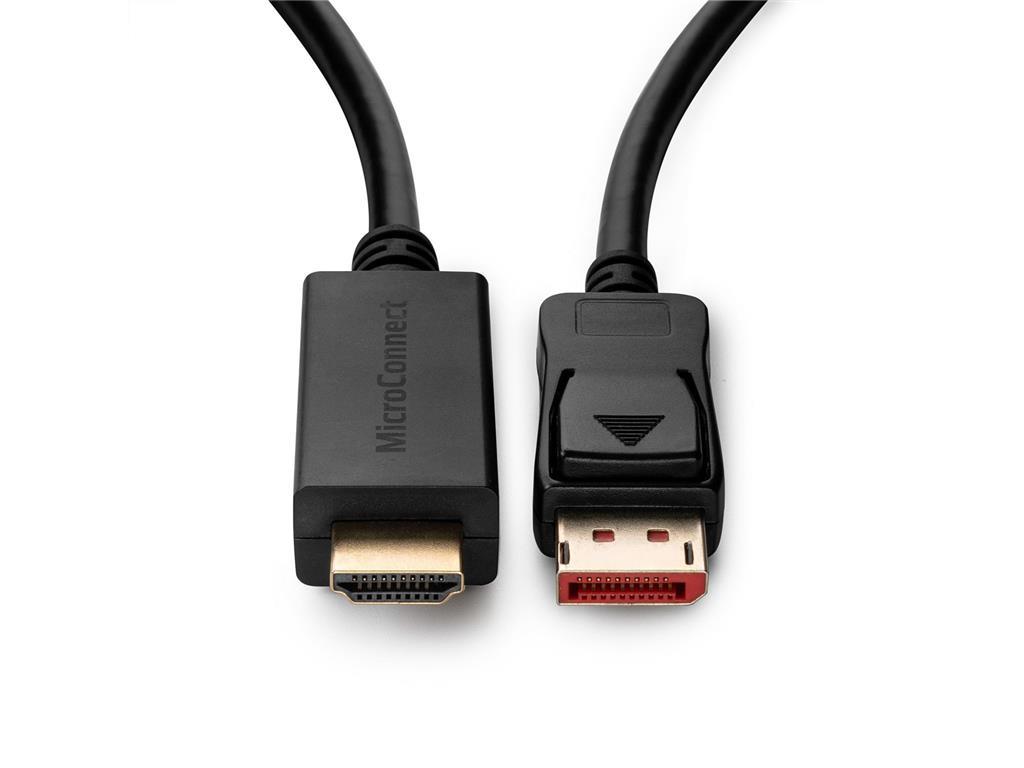 MicroConnect Kabel 4K DisplayPort 1.4 na HDMI 2.0