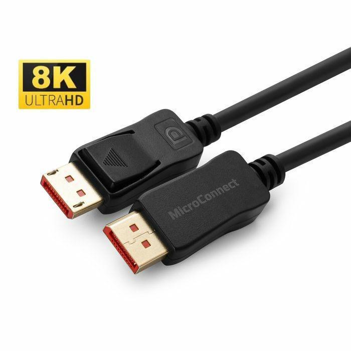 MicroConnect 8K Displayport 1.4 Kabel 1m