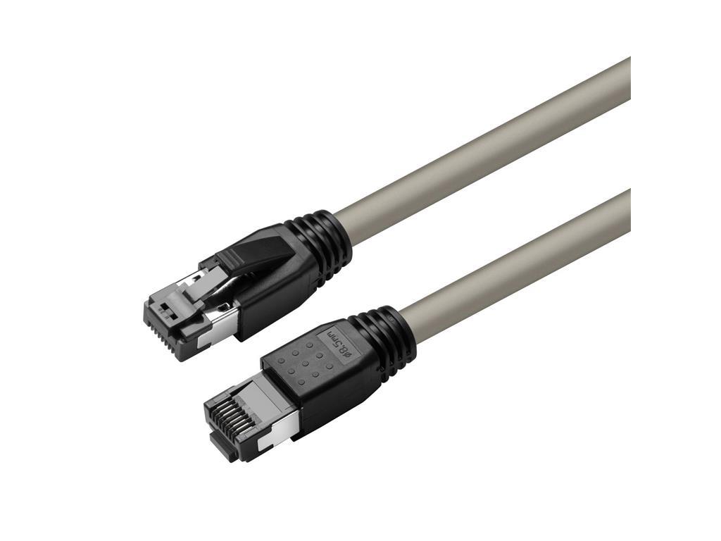 MicroConnect CAT8.1 S/FTP 2m Sivi LSZH