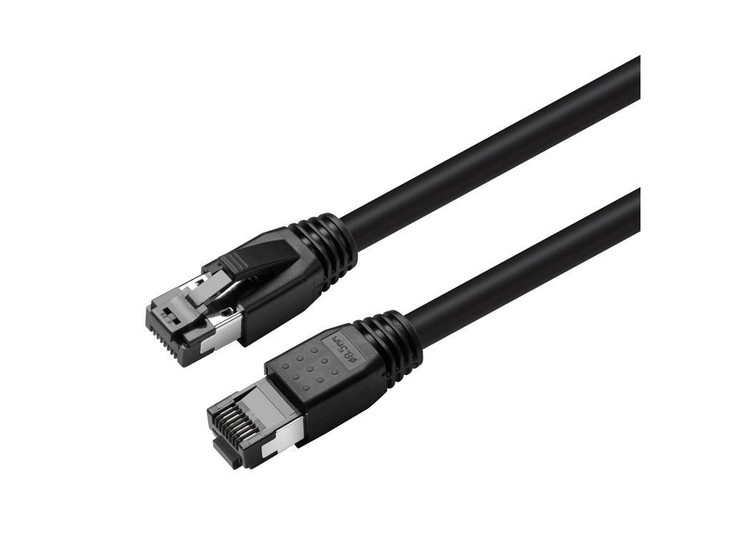 MicroConnect CAT8.1 S/FTP 10m crni LSZH ekranirani
