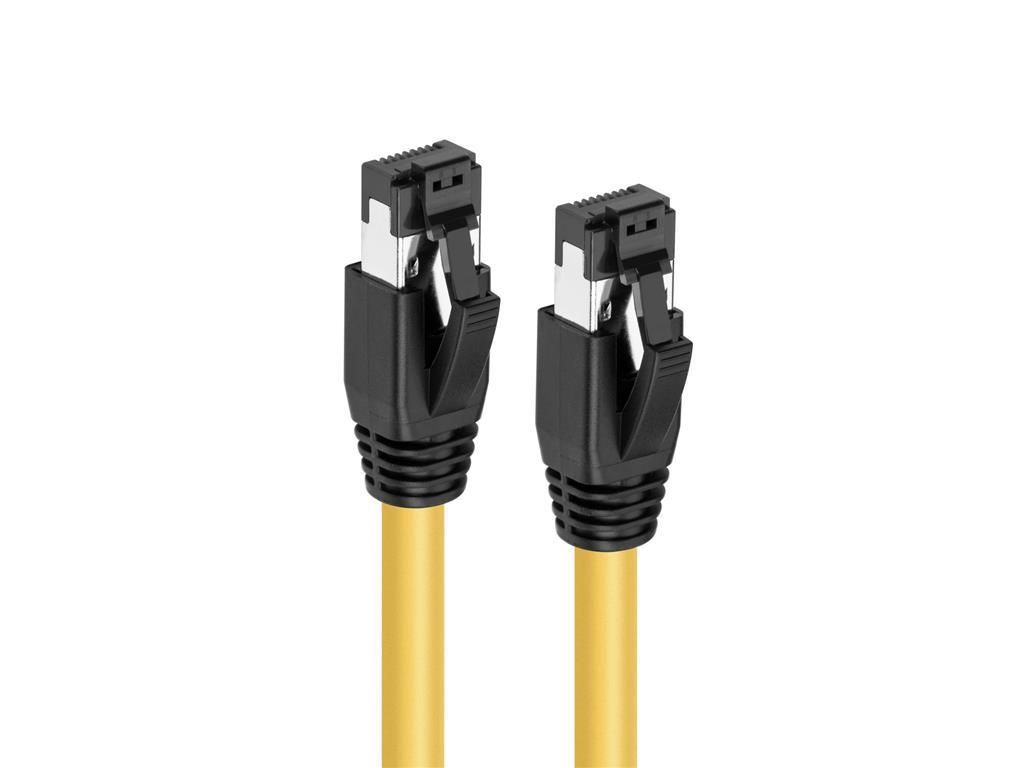 MicroConnect CAT8.1 S/FTP 5m Žuti LSZH Oklopljeni