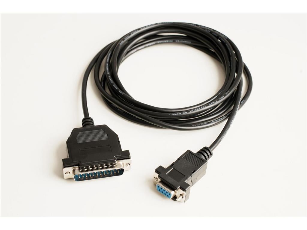 MicroConnect Serial Kabel DB9-DB25 1,8M F/M Črn