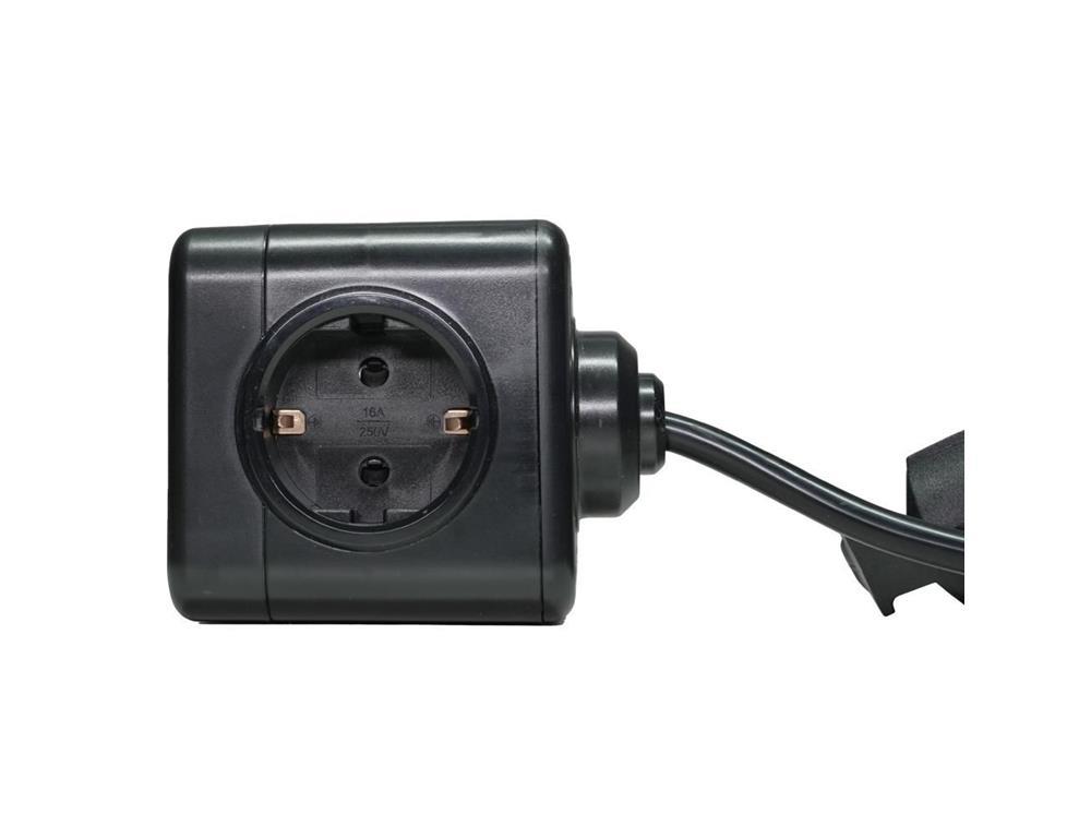 MicroConnect Razdelilnik PowerCube 3 vtičnice
