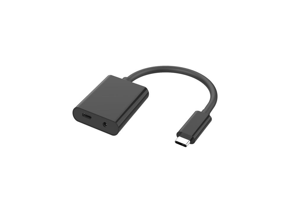 MicroConnect USB-C na audio minijack & USB-C Power