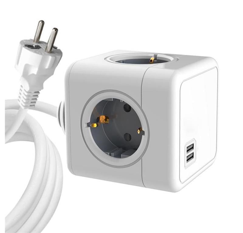 MicroConnect Razdjelnik PowerCube, 4 utičnice