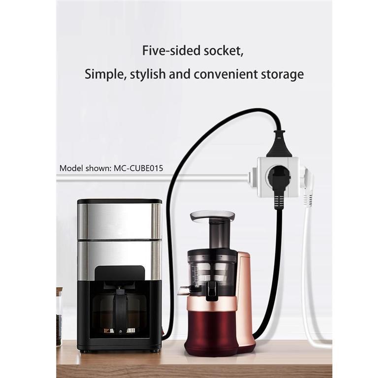 MicroConnect Razdjelnik PowerCube, 4 utičnice