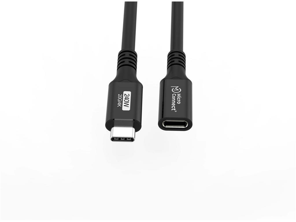 MicroConnect Premium USB-C produžni kabel 1.5m,