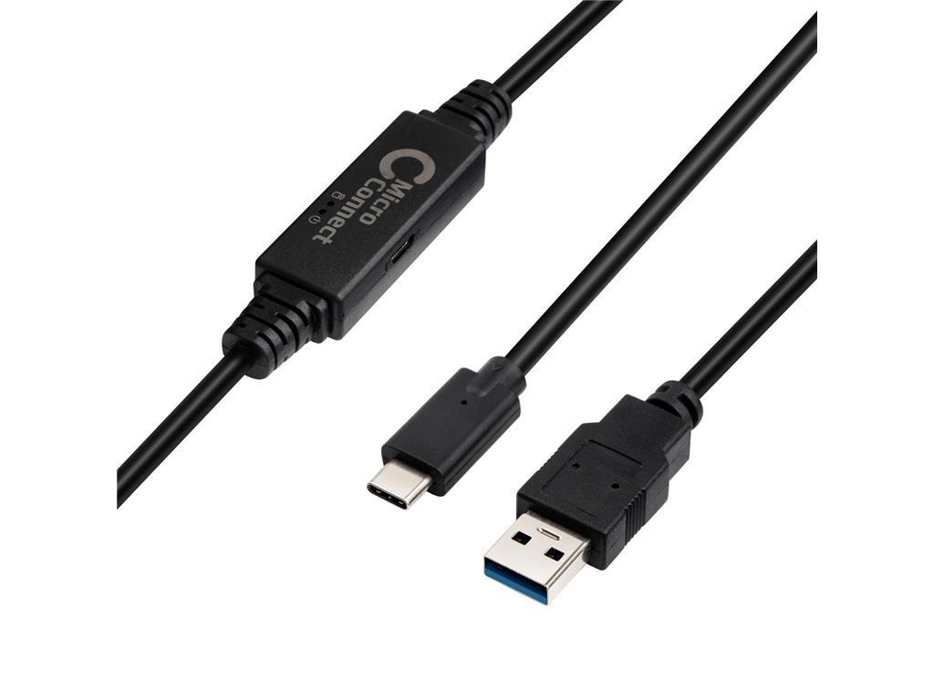 MicroConnect USB 3.2 Gen 1 A na USB-C Gen1 kabel - 5m