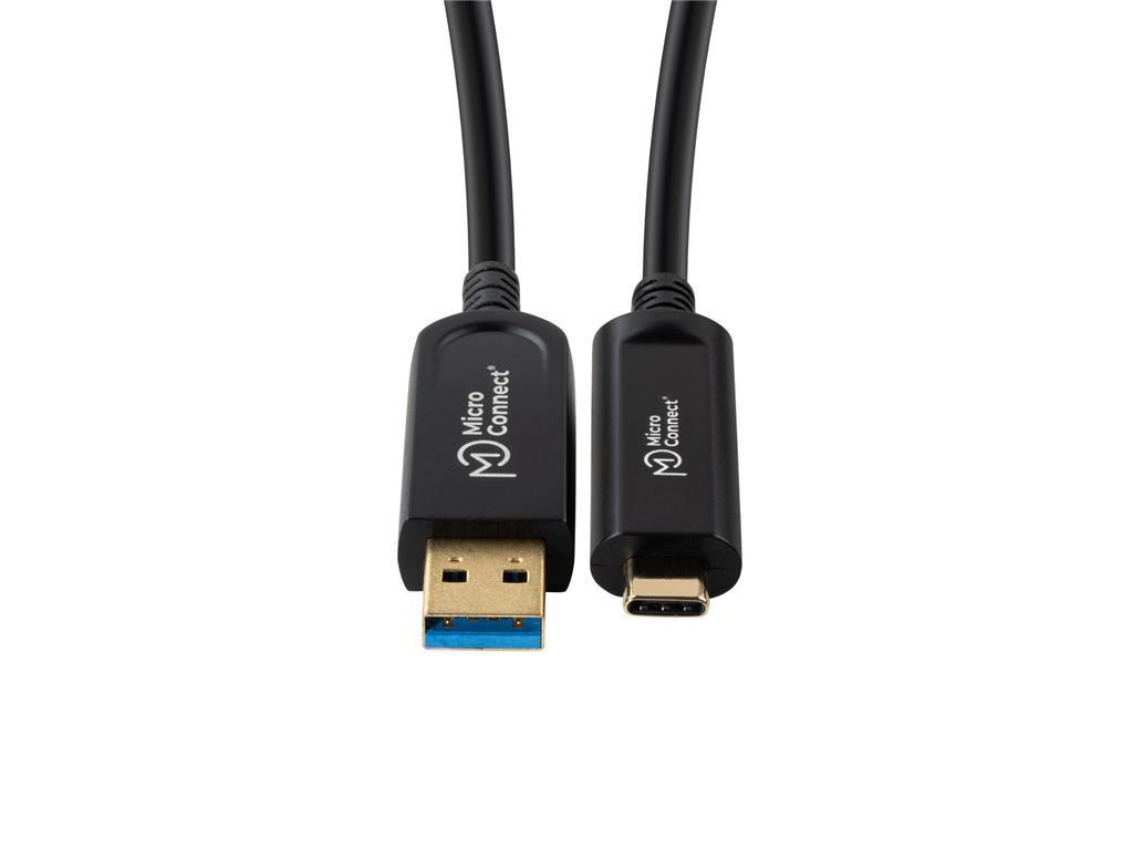  Kabel optični USB C-A 3.2, črn