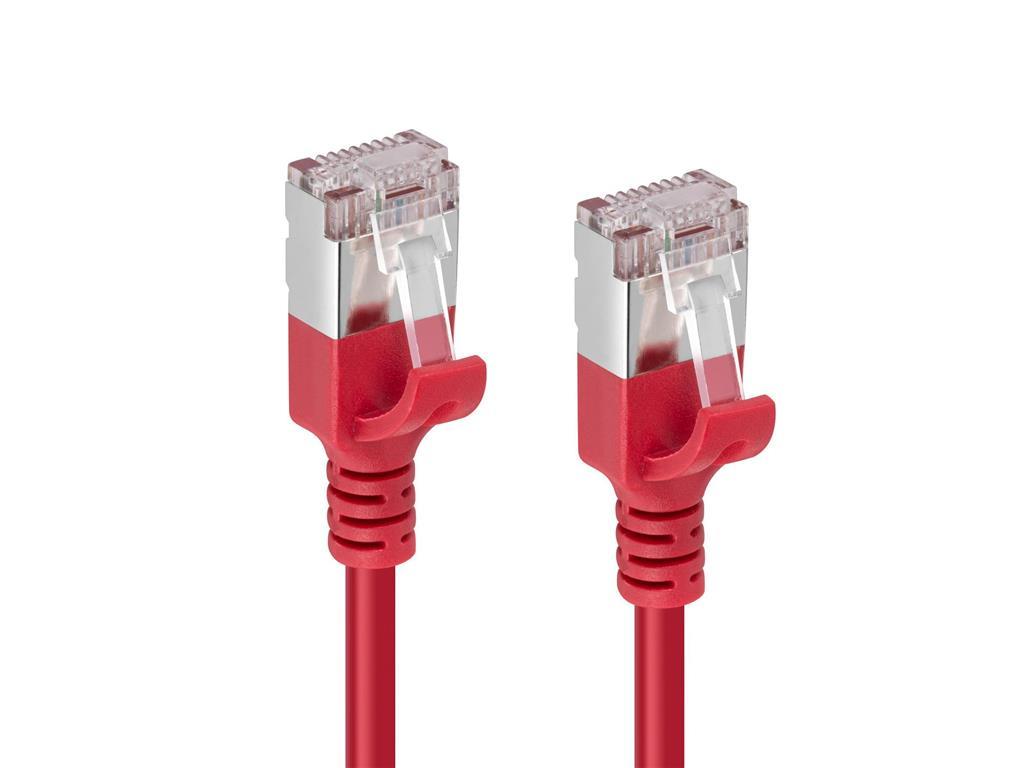 MicroConnect Kabel CAT6A U-FTP LSZH, 10m, Rdeč