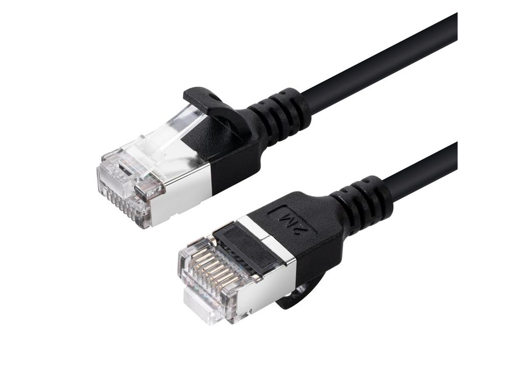 MicroConnect CAT6A U-FTP Slim, LSZH, 2m mrežni kabel,