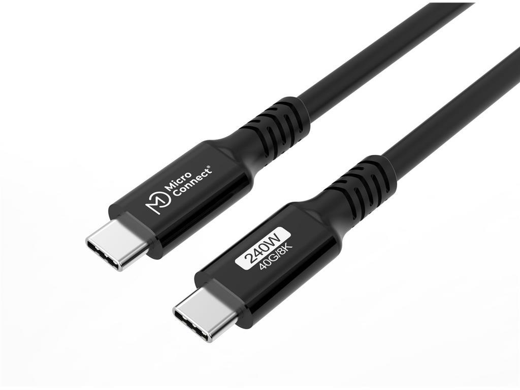 MicroConnect Premium kabel USB C-C USB4 Gen3x2, 1m