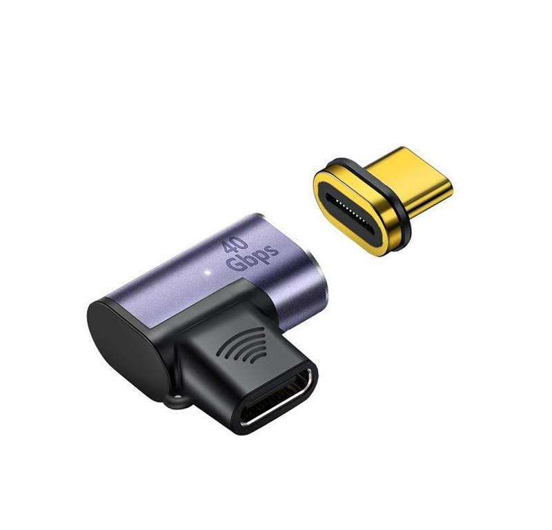 MicroConnect Adapter magnetni USB4 Gem 3x2 90°