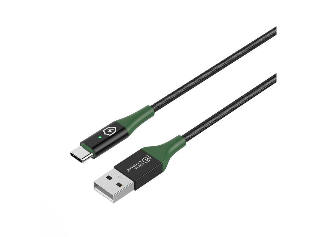 MicroConnect Pametno punjenje kabel USB A-C, 2m