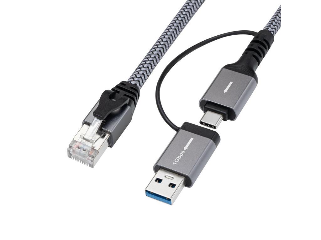 MicroConnect Adapter kabel CAT6 RJ45 FTP - USB A/C