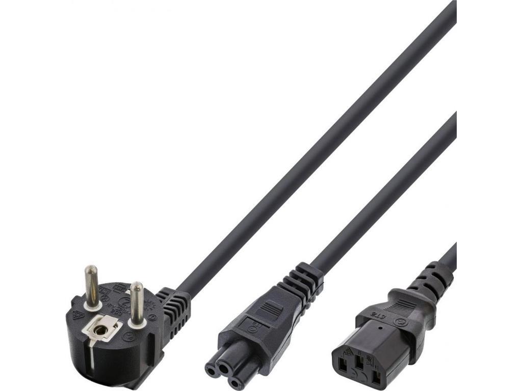 MicroConnect Kabel napajalni razdelilni, 1,8m