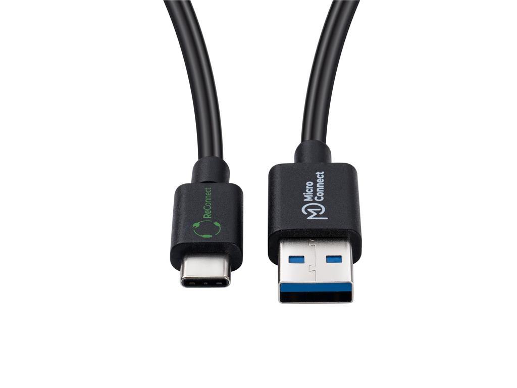 MicroConnect ReConnect USB C-A 3.2 Gen 1 kabel, 1m