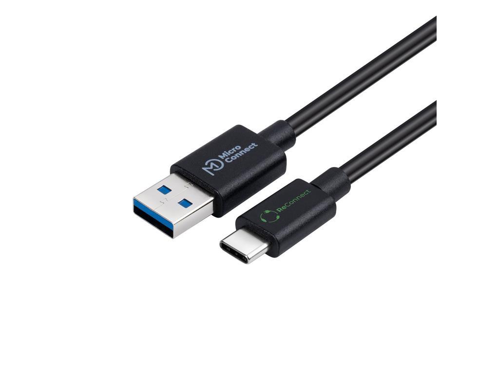 MicroConnect ReConnect USB-C 3.2 na USB-A kabel