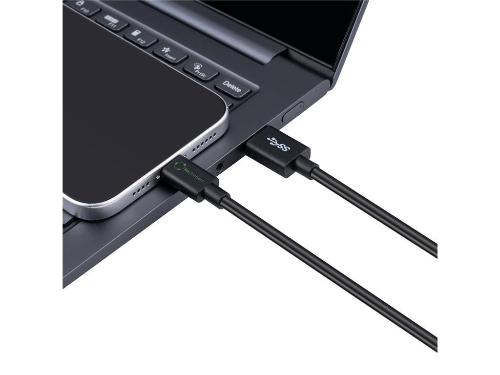 MicroConnect ReConnect USB-C 3.2 na USB-A kabel