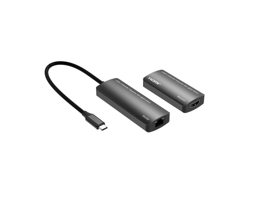 MicroConnect USB-C na HDMI produživač preko Ethernet