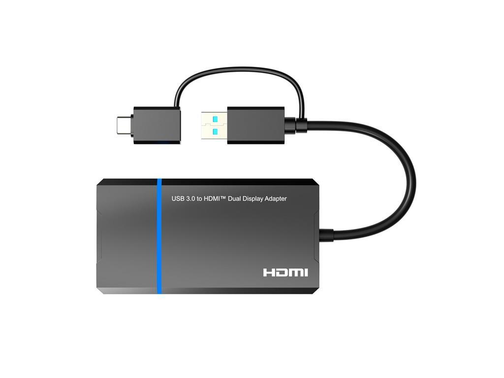 MicroConnect Razdelilnik USB-C ali A 2in1 - HDMI 2x