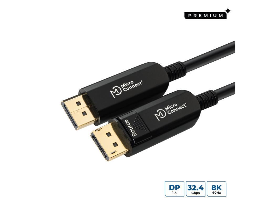 MicroConnect Premium optički DisplayPort kabel 1.4