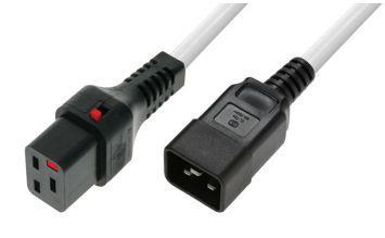 MicroConnect Powercord C19 IEC Lock -