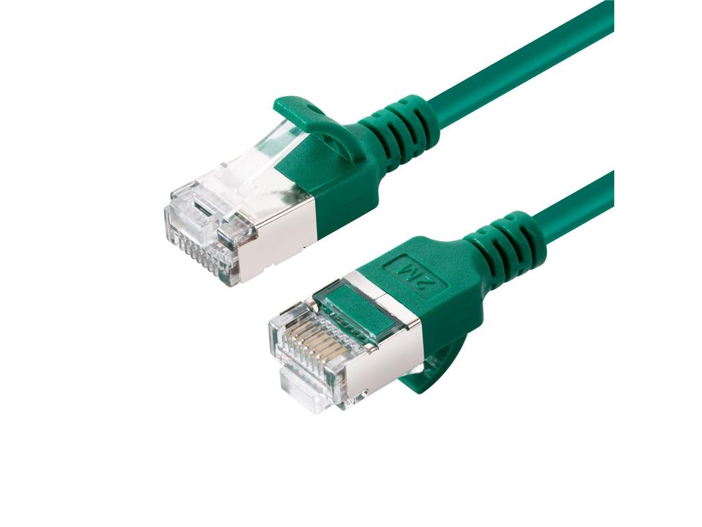 MicroConnect CAT6A U-FTP Slim, LSZH, 0.15m