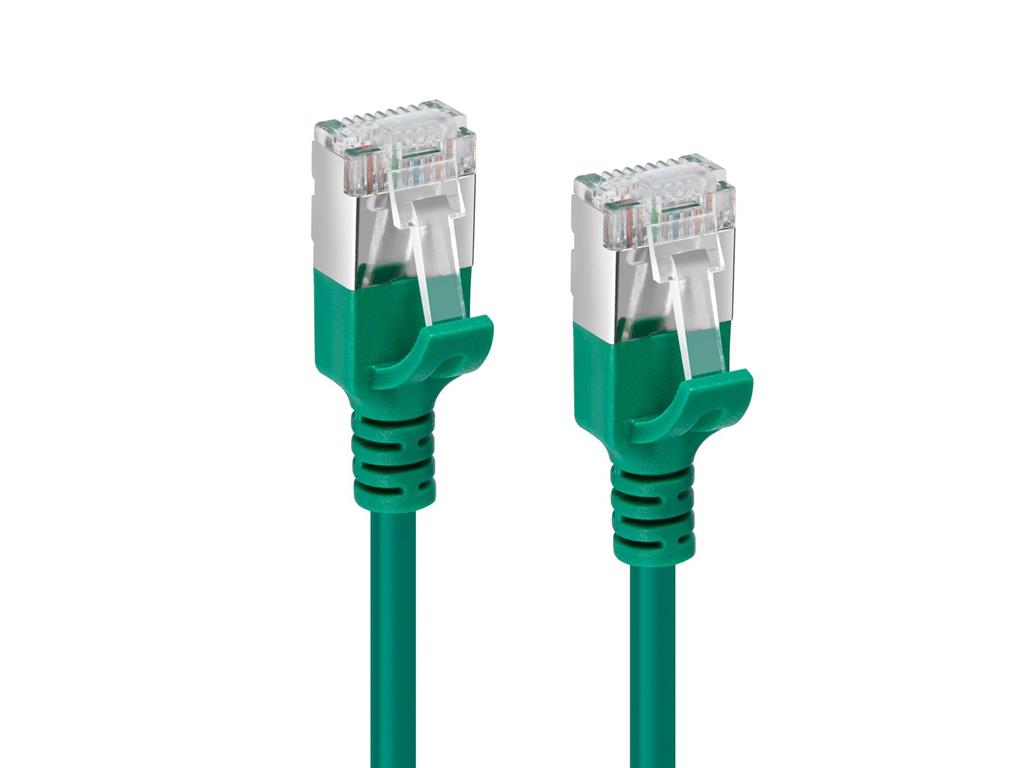 MicroConnect CAT6A U-FTP Slim, LSZH, 0.15m