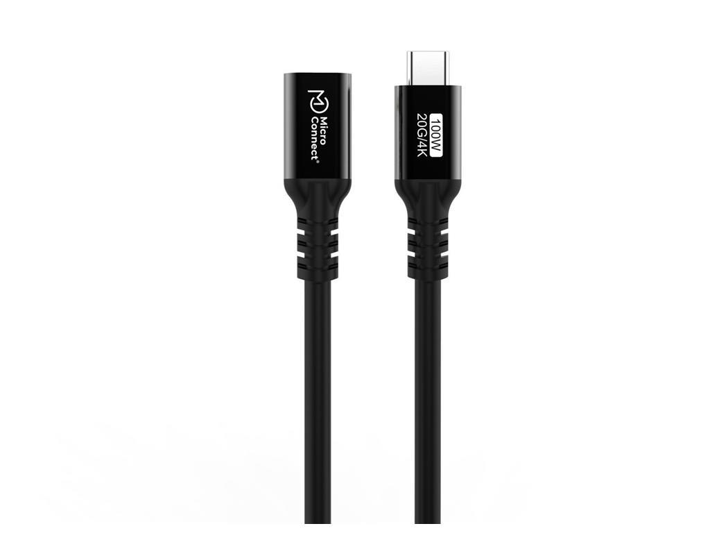 MicroConnect USB-C 3.2 Gen 2x2 Premium kutni