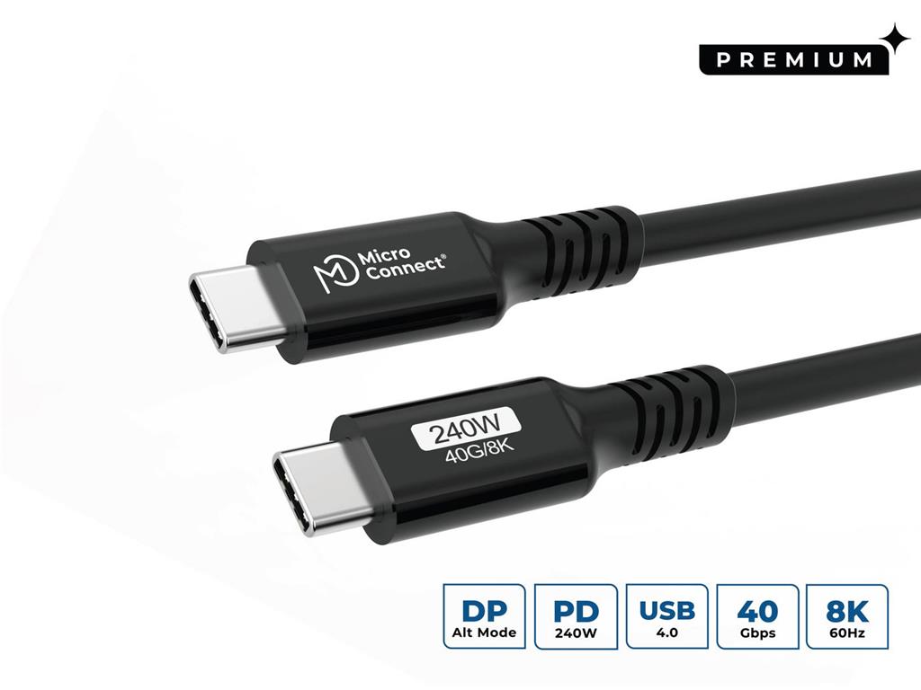 Premium kabel USB C-C USB4 Gen3x2
