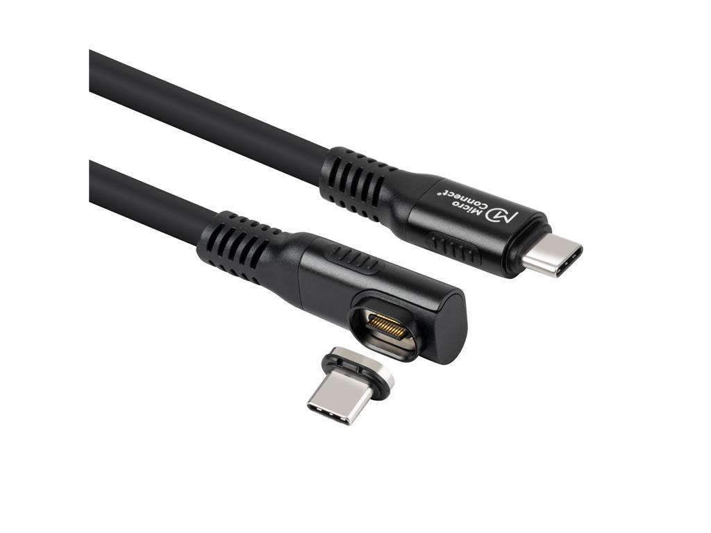 MicroConnect USB-C na USB-C kabel 0.15m Ugaoni
