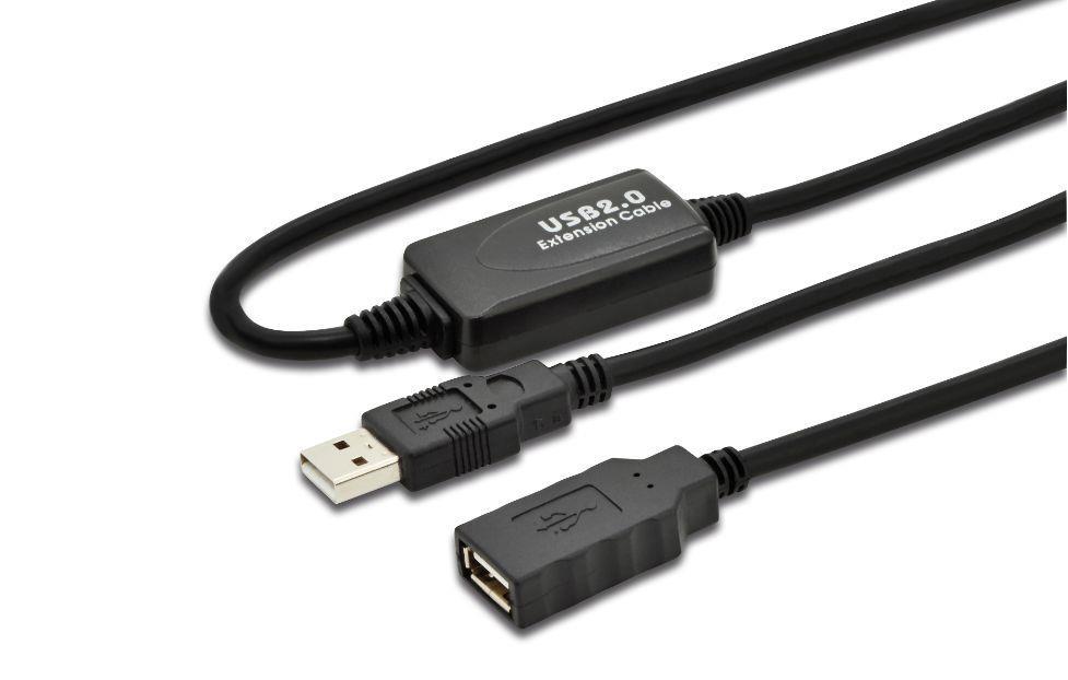 MicroConnect Aktivni USB 2.0 produžni kabel