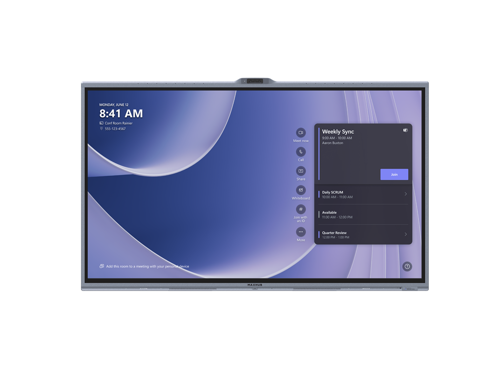 MaxHub MICROSOFT TEAMS ROOM interaktivni zaslon