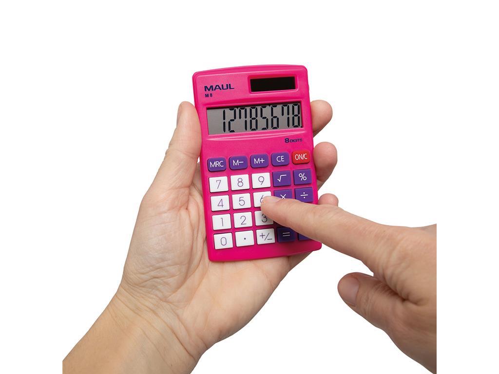 Maul Žepni kalkulator M 8, roza